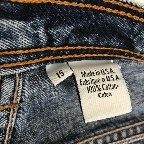 Vintage Calvin Klein Medium Stone jeans sz 15 - Picture 6 of 7